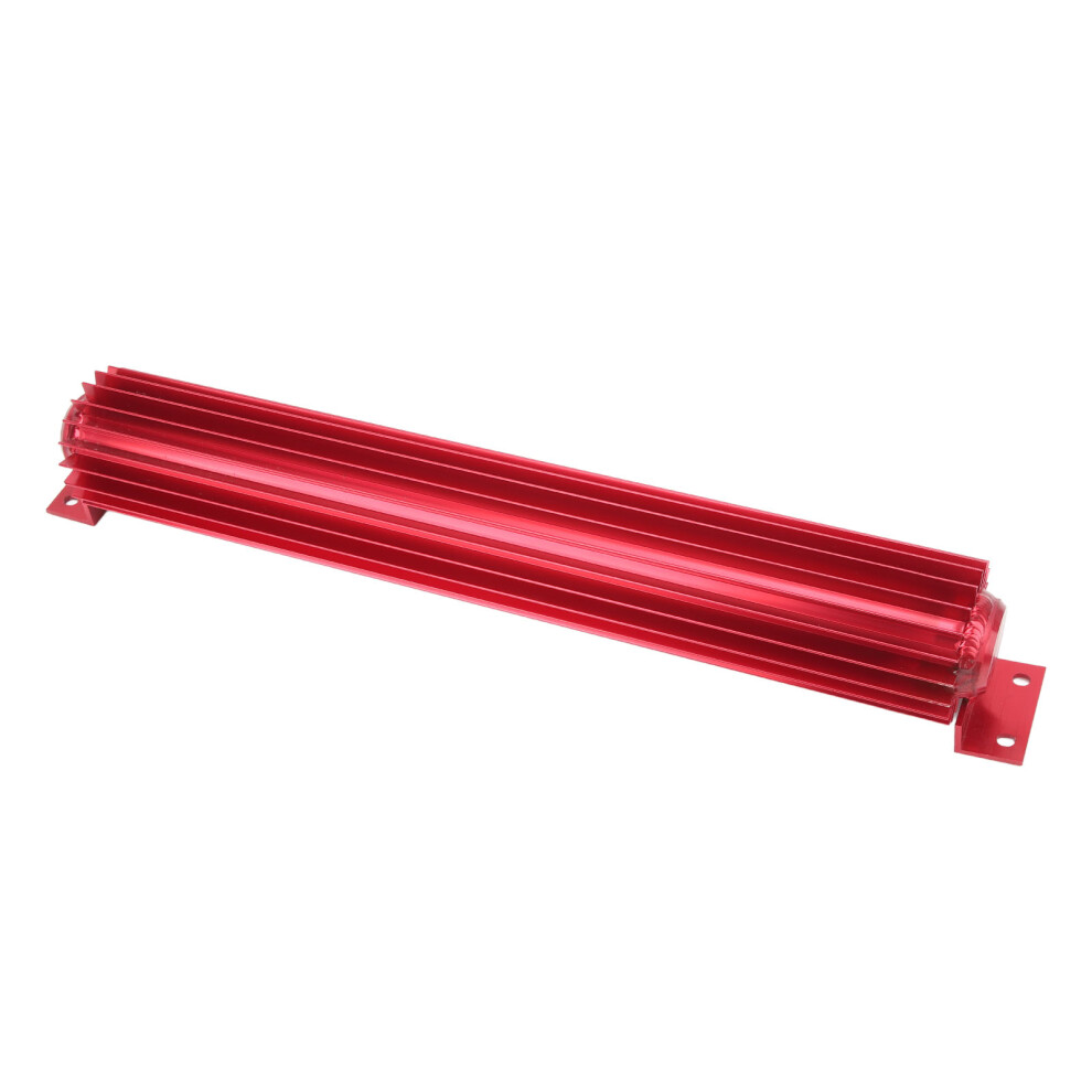 18In Anodised Aluminium Transmission Cooler Red 7444352000777