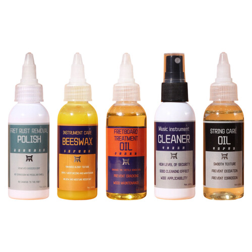 Essential Guitar Care Containing Lemon Polish-string care oil 1