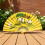 Oversized Artistic Wall Fan Ethnic Design Large Chinese Theme-3 4