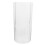 Plastikklare Geriffelte Blumenvase Moderner Zylinder 1