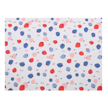 5Stk PVC Tischdecke Mit Erdbeeren, Waschbar, Schlicht Und Festlich