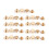 Brass Nail Screw Studs 5/6.5/8mm Set 7