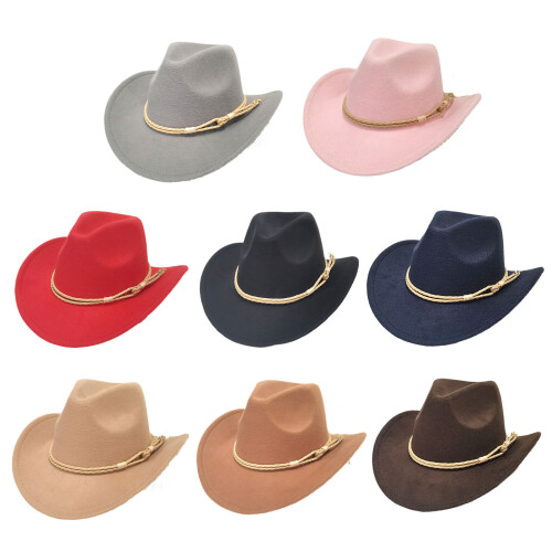 Chapeaux de cowboy de style britannique classique,-Couleur camel 1