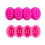 2Stk Silikonform 4- Massagebürste Seifenform Bunt, Antihaft 1