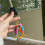 Fish Pendant Keychain Colorful Beaded Fish Shape Key Holder-3 7