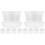 10Sets Durable Plastic Small Pots for Plants Hanging Planters Home Use 1