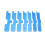 7Pcs Anodised Aluminium Gauge Blocks 13