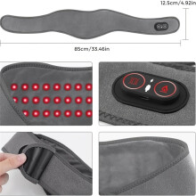 Heating Neck Belt-660-850nm Red Light with 3 Levels of Vibration Intensity