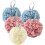1Set Nylon Duschball Badeblume Körperpeeling Wellnes 1