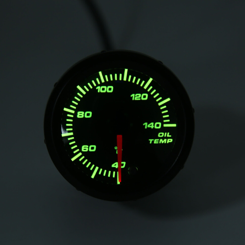52Mm Oil Temp Thermometer 40-140C 7 Colour Led 7444352812929