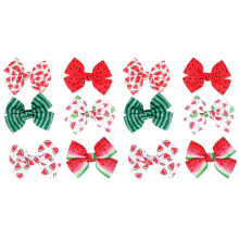 12Stk Wassermelonenschleifen Haarspangen Kinder Haaraccessoires