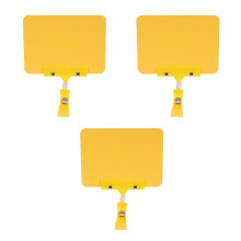 24Sets Supermarkt Preisschildhalter Wasserdicht PVC Mit Drehbarem Clip