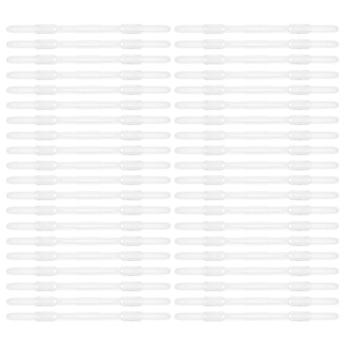 100Stk Dokumentenclip Weiß Büro Papierbinder