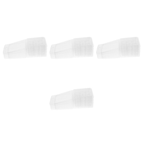 40Pcs Plastic Clamshell Molds Wax Melt Containers Clear Star Design