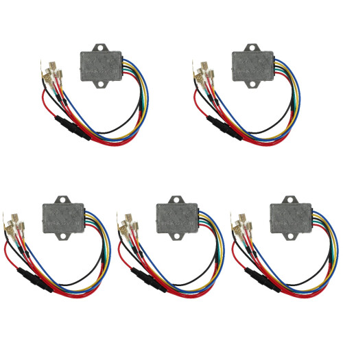 5Stk Horn Stabilizer Kit Schwarz Universal Kunststoff