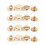 10 Brass Button Stud Screws 5-8mm 21