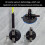 Rustproof Metal Flag Poles Stand Strong-Double fixed flagpol 3