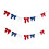 Happy velutinous Ribbon String Lights Embellishment Great-Blue 3