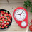 Plastic Wall Clock Quiet No Ticking 60 Minutes Countdown-Red 6