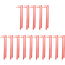 30Stk Windmühlenstäbe Kunststoff Rot DIY Windmühlenrohre Garten