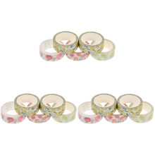 15Stk Assortierte Washi Klebebänder Für DIY Scrapbook Und Planer