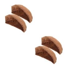 4Pièces Cache-Pot Suspendu Demi-Rond Fibre De Durable Pour Jardin