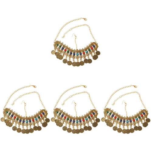 4Pièces Colliers Déclaration Femme Accessoires Pour Soirée