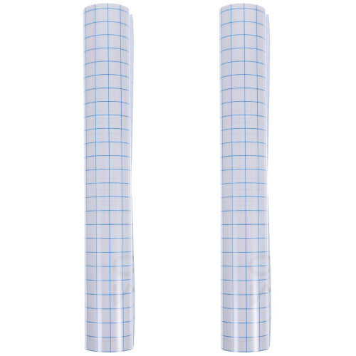 2Roules Ruban Transfert Durable Vinyle Décoratif Bleu Pet Flexible
