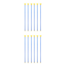 12Pcs Bright Blue Suction Cup Arrows Plastic Toy for Kids Bow Archery