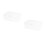 2Pièces Conteneurs Plastiques Clairs Pour Petits Objets Accessoires 1