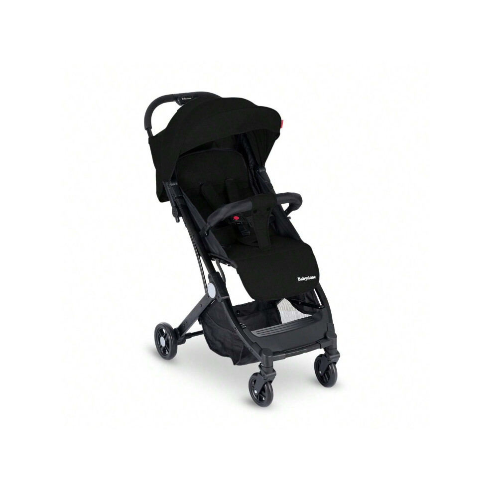 Travel Pram, Lightweight Baby Stroller, Compact Pushchair For Airplane, One Hand Foldable, Buggy With 5-Point Harness