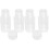 4Ensembles Couvercles Séparables Pet Transparent Pour Pots Confiture 1