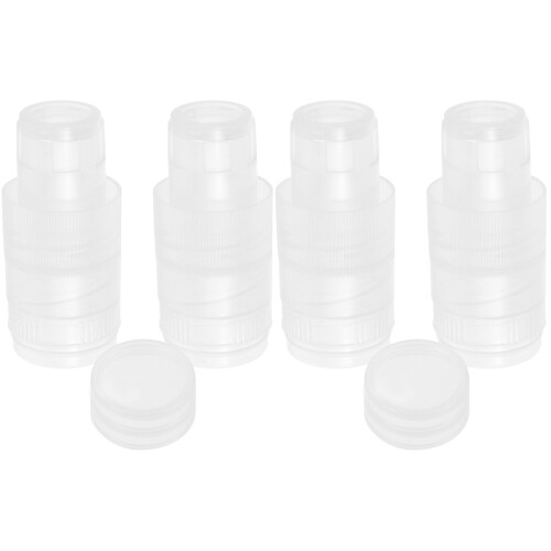 4Ensembles Couvercles Séparables Pet Transparent Pour Pots Confiture