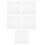 125Pcs White Hanging File Bars Metal for Bills and Documents 1