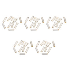 50Pcs Silver Copper Cable End Terminal Kit for Car Audio Systems