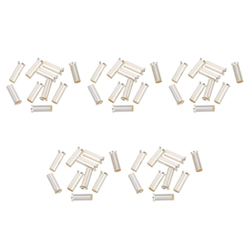 50Pcs Silver Copper Cable End Terminal Kit for Car Audio Systems