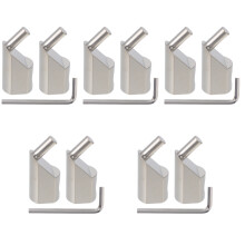 10Pcs 0 Gauge Wire Terminal Connector Silver Car Audio Reducer