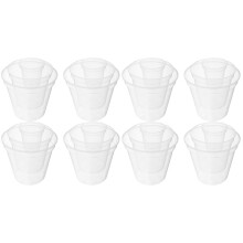 24Pcs White Orchid Planter Pots with Holes Plastic Garden Containers