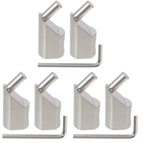 6Pcs Silver 0Ga Wire Terminal Connector Car Audio Amp Input Reducer