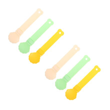 6Pcs Portable Cat Treat Dispenser Spoon PP Easy Clean Feeding Tool