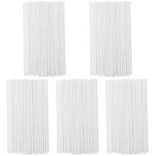 500Pcs White Baking Candy Sticks DIY Practical Lollipop Holders
