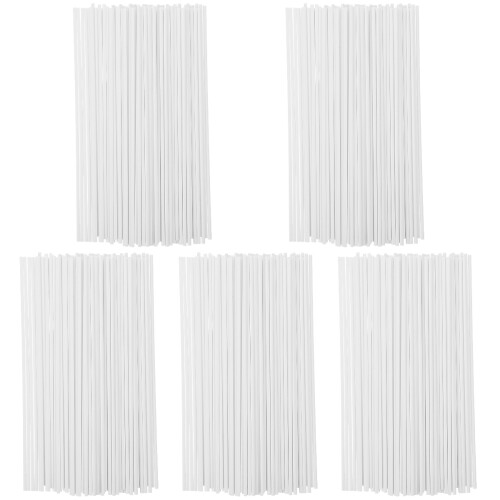 500Pcs White Baking Candy Sticks DIY Practical Lollipop Holders