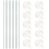 20Sets Transparent Chocolate Ball Cup Holders with Wire Stems for DIY 1
