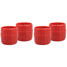4Pcs Plastic Handle Copper Pipe Deburring Tool for Plumbing Use