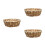 3Pcs Durable Fruit Basket Tray for Kitchen and Snack Storage 1
