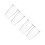 4Pcs Transparent Mixing Cups with Scale for Blender Replacement Use 1