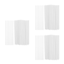 300Pcs Robust White Paper Lollipop Sticks for Treats Cake Pops Candy