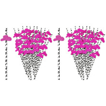 60Pcs Vibrant Paper Straws for Beverages Parties & Drink Photo Tools