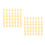 600Pcs Golden Cupcake Base Mini Cake Boards Food Grade Display 1