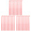 30Pcs Red Plastic Lantern Poles Sturdy Handles for DIY Lantern Making 1